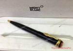 2018 Replica Montblanc Heritage Collection Rouge et Noir Ballpoint Pen Black & Gold Clip (1)_th.jpg